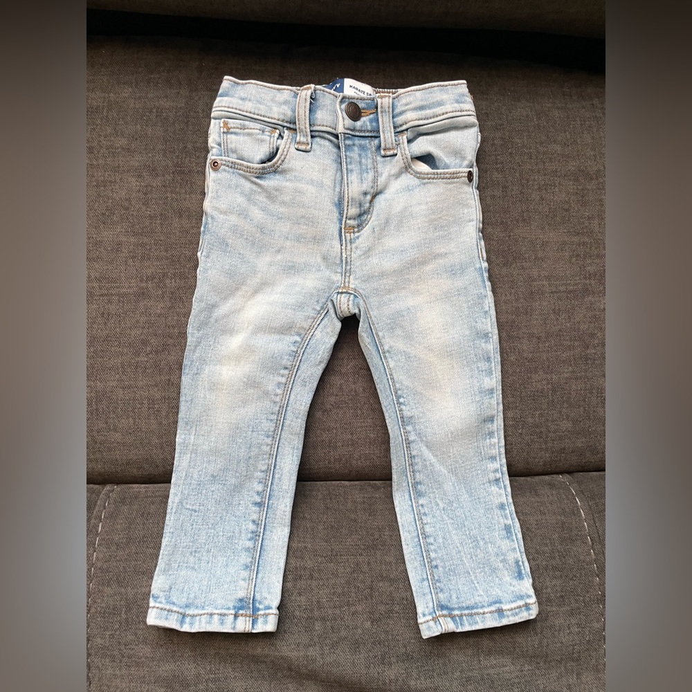 Acid wash skinny jeans